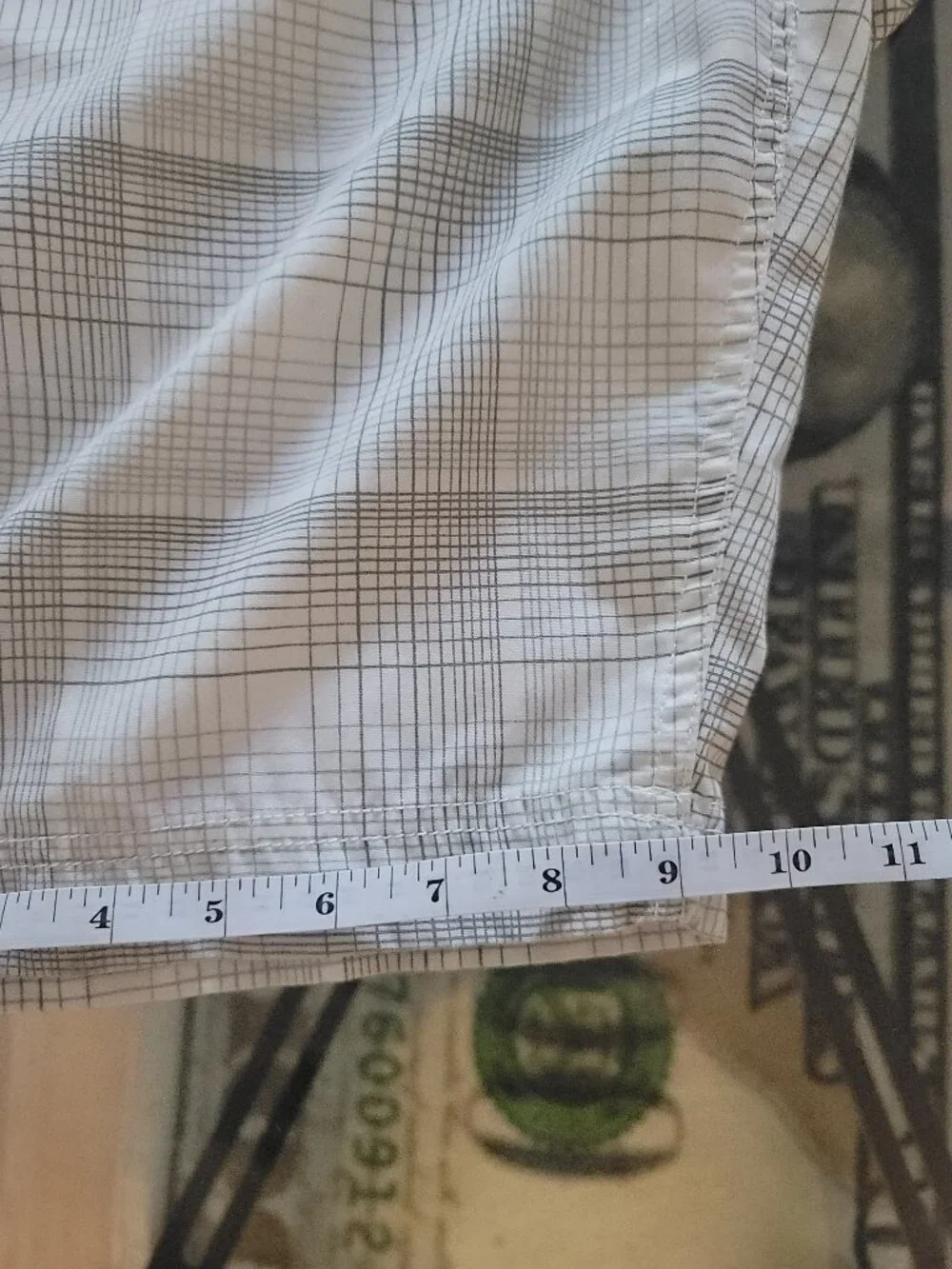 American Rag White Gray Patterned Shorts 31